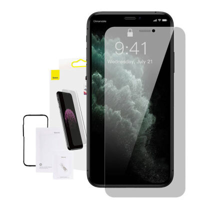 Szkło hartowane BASEUS 0.3mm filtr prywatności iPhone XR/11