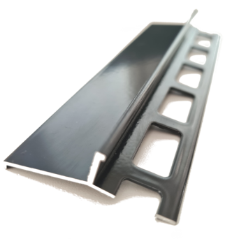 Profil aluminiowy balkonowy 44mm 2,5m - okapnik lakierowany grafitowy RAL7016