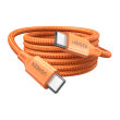 Kabel USB-C UGREEN L502 PD 5A 1m (pomarańczowy) - 2