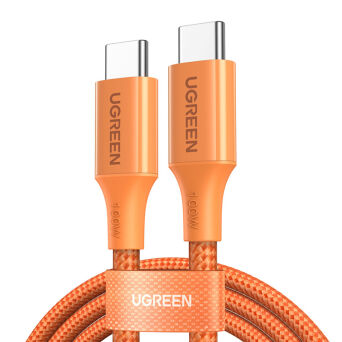 Kabel USB-C UGREEN L502 PD 5A 1m (pomarańczowy)