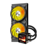 Chłodzenie wodne DARKFLASH DE240 240mm (czarne) - 3