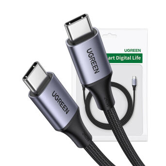 Kabel UGREEN 15311 USB-C-USB-C 1m (szary)