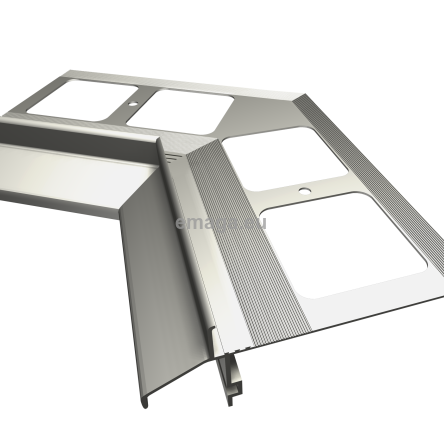 40/135 Narożnik balkonowy i tarasowy wewnętrzny szary RAL 7037