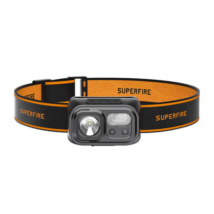 Latarka czołowa SUPERFIRE HL23-S strumień świetlny 350lm USB-C