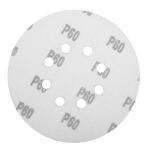 Krążki ścierne 150 mm, K60, 5 szt., z 8 otworami, 65mm - 4