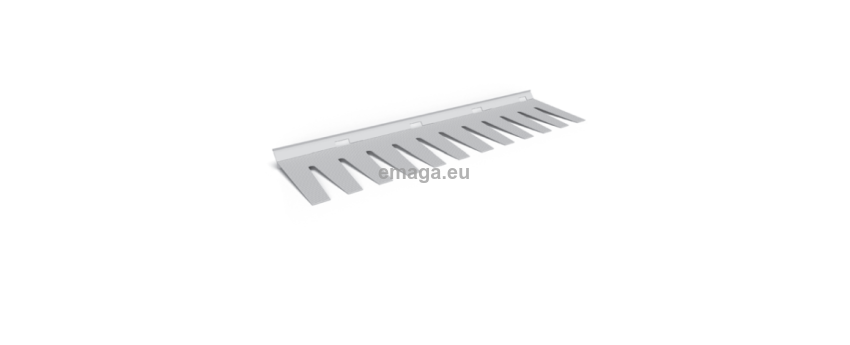 Profil aluminiowy schodowy łukowy AKDV 8 mm do kamiennych dywanów 2,5 m