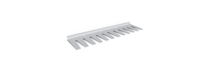 Profil aluminiowy schodowy łukowy AKDV 8 mm do kamiennych dywanów 2,5 m