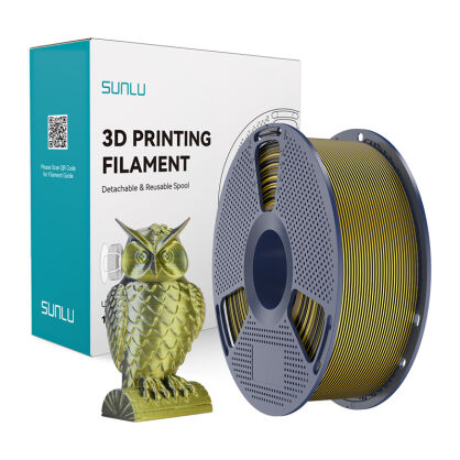 Filament SUNLU PLA+ Silk Dual Color 1.75mm 1kg (czarno-złoty)