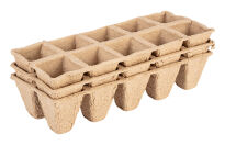 Rozsadniki torfowe małe (2x5 otworów) 22 x 8.5 x 5.5 cm,10 sztuk - 2