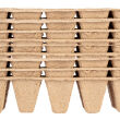 Rozsadniki torfowe małe (2x5 otworów) 22 x 8.5 x 5.5 cm,10 sztuk - 6