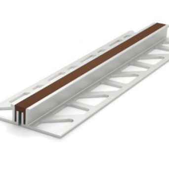 Listwa aluminiowa dylatacyjna do płytek 10mm 2,5m czarna