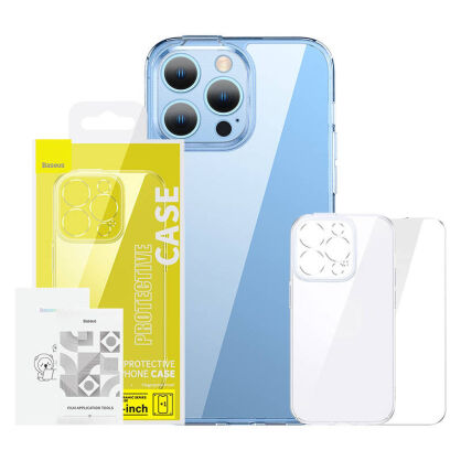 Zestaw ochronny BASEUS SuperCeramic do iPhone 14 Plus (przezroczysty)