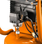 Kompresor olejowy pionowy 40l, 230V - 6