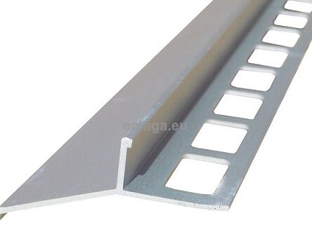 Okapnik tarasowy aluminiowy, balkonowy 44mm 2,5m - anodowany srebro