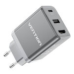 Ładowarka sieciowa VENTION FJAH0 USB-C USB-A HDMI GaN 60W (szara) - 2