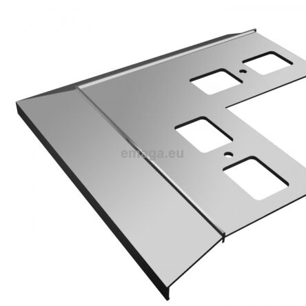 Nz 100/90 Narożnik balkonowy zewnętrzny grafitowy RAL 7024