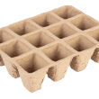 Rozsadniki torfowe małe (3x4 otwory) 16 x 12 x 4.5 cm, 5 sztuk - 3