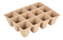 Rozsadniki torfowe małe (3x4 otwory) 16 x 12 x 4.5 cm, 5 sztuk - 3