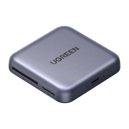 Czytnik kart UGREEN CM898 USB-C SD/microSD (czarny)