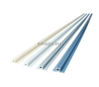 Listwa PCV dylatacyjna do płytek 8mm 2,5m średni szary