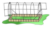 Szklarnia Popular 8.4m2 wymiar 4x2.1m poliwęglan 4mm - 3