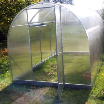 Szklarnia Popular 8.4m2 wymiar 4x2.1m poliwęglan 4mm