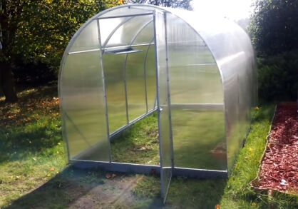 Szklarnia Popular 8.4m2 wymiar 4x2.1m poliwęglan 4mm