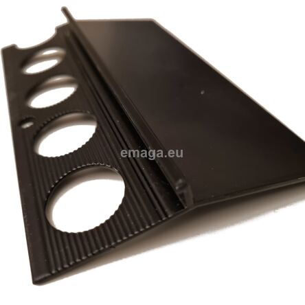 Profil aluminiowy balkonowy 85 mm 2,5 m okapnik lakierowany czarny RAL9005