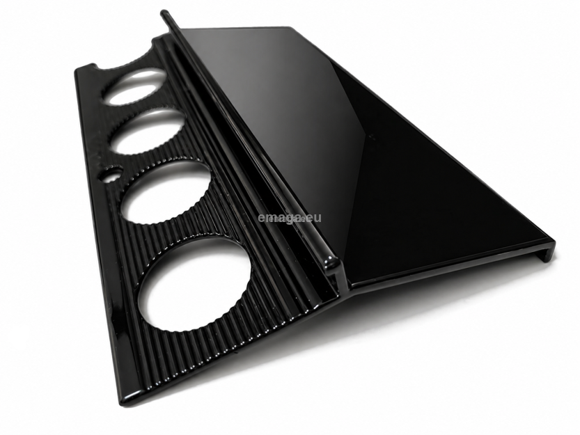 Profil aluminiowy balkonowy 85 mm 2,5 m okapnik lakier czarny RAL9005