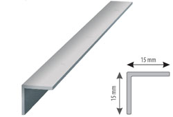 Profil aluminiowy do glazury kątownik 15/15 L=3m anodowany oliwka