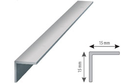 Profil aluminiowy do glazury kątownik 15/15 L=3m anodowany oliwka