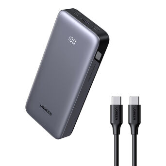 Powerbank UGREEN PB532 20000mAh 30W USB/2xUSB-C (szary)
