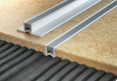 Profil dylatacyjny H=10mm, L=2,5mb szary 10szt.