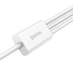 Kabel BASEUS Superior Series USB-A-micro/USB-C/Lightning 1.5m (biały) - 4