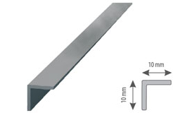 Profil aluminiowy do glazury kątownik 10/10mm L=2,5m anodowany złoto