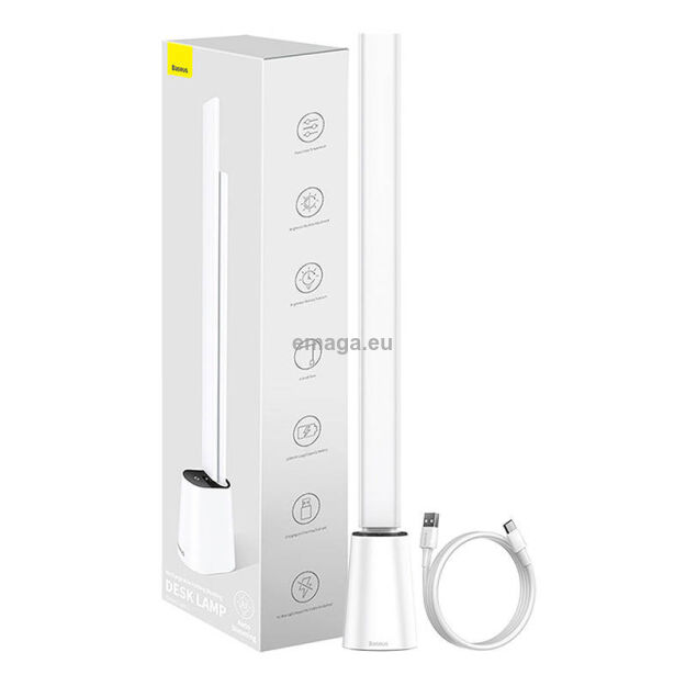 Lampka biurkowa BASEUS Smart Eye składana akumulatorowa (biała)