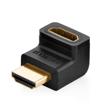 Adapter UGREEN HD112 HDMI-HDMI kątowy (górny)