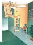 Schody składane 115x80 cm płyta HDF biała ocieplana H=265 cm - 2