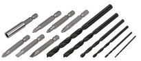 Wiertarko-wkrętarka akumulatorowa 2 x 20V, Li-Ion/1.5Ah, walizka - 11