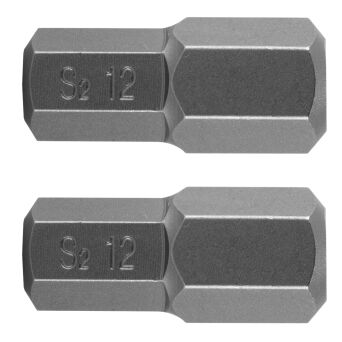 Końcówka HEX 12 x 30 mm, S2 x 2 szt.