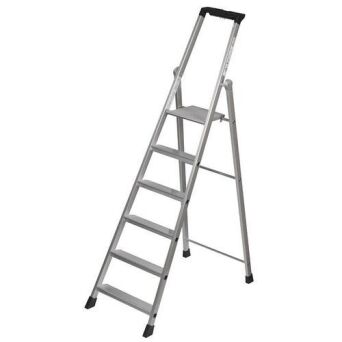 Składane schodki z uchwytem na narzędzia 6 stopni