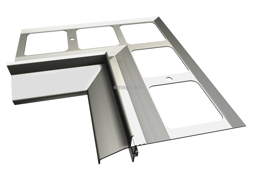 Nw 40/90 Narożnik balkonowy i tarasowy wewnętrzny brązowy RAL 8019