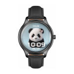 Smart Watch COLMI L28 (czarny silikon + czarny skórzany pasek) - 4