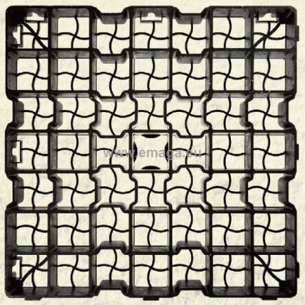 Płyta kratka trawnikowa - panel trawnikowy - krata do trawników geoSystem G5 Max 50 cm x 50 cm x 5 cm pakiet 13 sztuk
