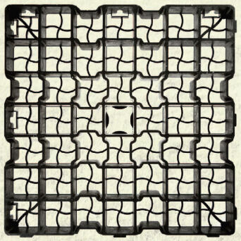 Płyta kratka trawnikowa - panel trawnikowy - krata do trawników geoSystem G5 Max 50 cm x 50 cm x 5 cm pakiet 13 sztuk
