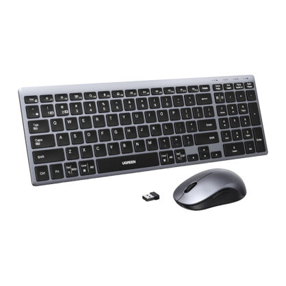 UGREEN Bezprzewodowy zestaw Klawiatura + Mysz MK552