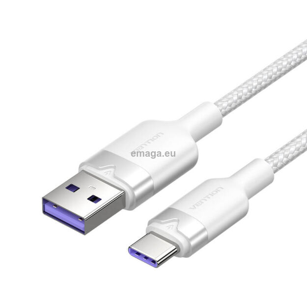 Kabel VENTION CTOWH USB-A-USB-C 2m 6A (biały)