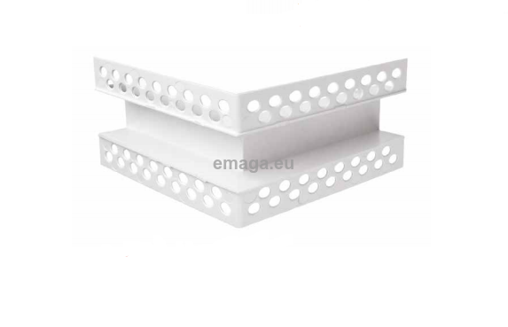 Kątownik narożny zewnętrzny PCV do boni H=3 cm