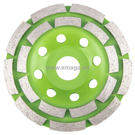 Tarcza diamentowa szlifierska 115 x 22.2 x 5 mm, podwójny segment