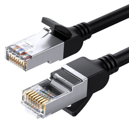 Kabel UGREEN NW101 RJ45 Cat.6 2m UTP płaski (czarny)